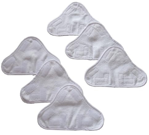 NEIQIUWING Para X5 Vapor Mopp Fibra Paño Triángulo Blanco Fregona plana Accesorios para bolsas de robot aspirador
