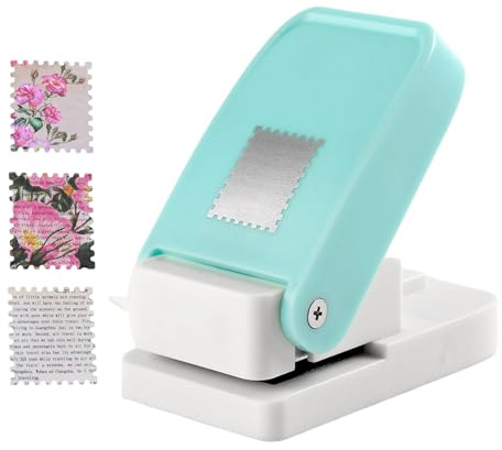 Perforadora De Agujeros Cuadrados - Perforadora Rectangular, Cortadora Sellos Manualidades, Portátil Multifuncional De Alta Resistencia, Para Cartón Scrapbook Sellos Sobres Etiquetas Tarjetas