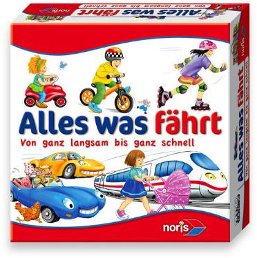 noris 606010097 - Alles was fährt, Kinderspiel