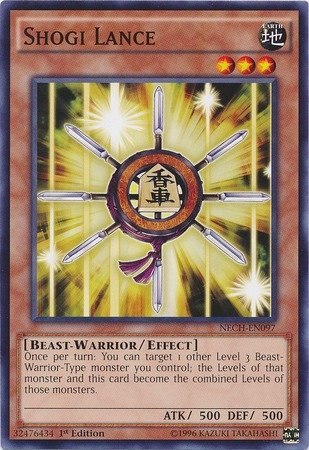 YU-GI-OH! - Shogi Lance (NECH-EN097) - The New Challengers - Edición ilimitada - Común