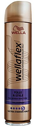 Wella Wellaflex Fülle & Style Haarspray für ultra starken Halt, 6er Pack (6 x 250 ml)