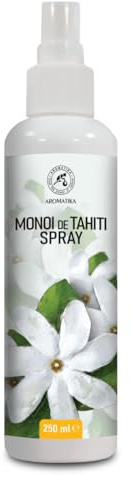 Monoi de Tahiti Raumspray und Lufterfrischer 250 ml - Blüten Aromaspray - Aromatherapie Raumspray - Raumnebel - Kissen- und Leinenspray - Duftspray - Aromatisches Spray