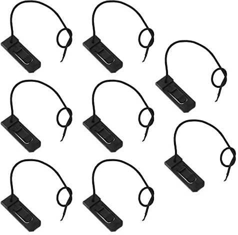 YINETTECH 8-teilige Surfbrett-Flossenclips Surfbrett-Flossenschnalle Paddelsurfen Wasserscheiden-Flossenklemmen für Longboards Surfbretter herkömmliche Paddelbretter 42 x 14,5 x 6 mm, 15,5 cm