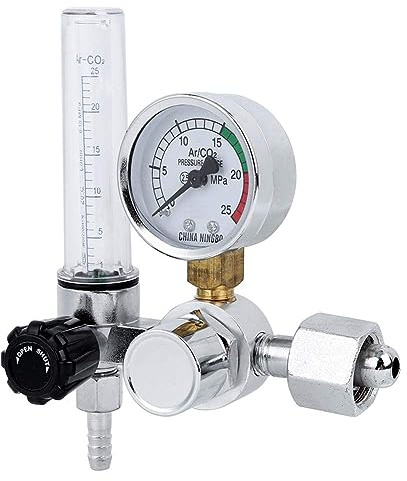 0–25 MPa argonflödesmätare, argon-gasflaska tryckregulator argon CO2-tryckmätare tryckreducerare tryckregulator manometer reducerare för argonflaska MIG TIG svetsning