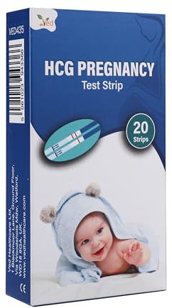 Strisce per test di gravidanza VED, 20 x test di gravidanza precoci 10 MIU/mL, strisce per test HCG