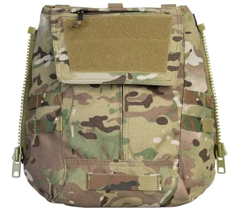 WLXW Tactical Zip-on Panel Plate-påse Tillbehörsväska För Militär Ryggsäck För Jaktväst CPC JPC2.0 AVS(CP)