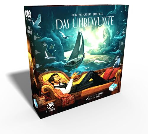 Frosted Games - Das Unbewusste - Expertenspiel, ab 12 Jahren, 1-4 Spieler, Psychoanalyse-Thema, Worker-Placement