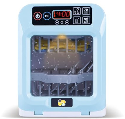 TACHAN - Lavastoviglie giocattolo con luci e suoni - con diversi programmi di lavaggio - Include vari accessori (CPA Toy Group 782T01003)