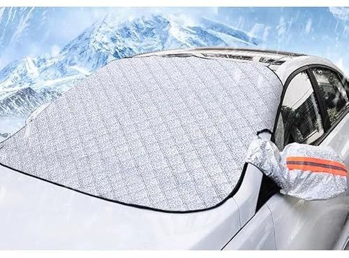 Couverture Pare-Brise Voiture pour Peugeot 407 2004-2015, Protection Pare Brise Hiver Anti Givre, Neige, Glace, UV, Pluie Soleil,B