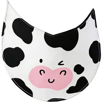 Adjustable Dog Scarf - Waterproof Bandana | L XL XXL Sizes with Cow Pattern, Silk Polyester Absorbent Cotton Cloth with Holiday Dressing, Costume Accessory for Pets