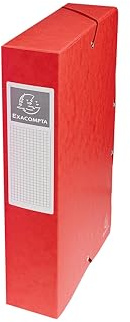 Exacompta 50605E - Carpeta de proyecto con goma, color rojo
