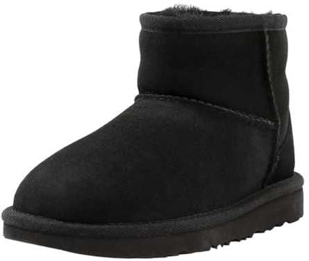 UGG Classic Mini Ii, Stivali Unisex - Bambini e ragazzi, Nero, 35 EU