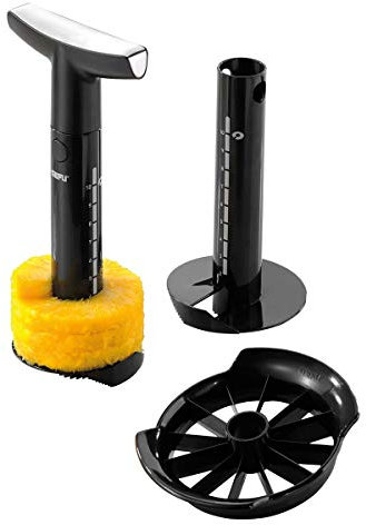 GEFU GE13510 Comfort Coupe-Ananas Plastique Noir 13,3 x 10,1 x 25,2 cm