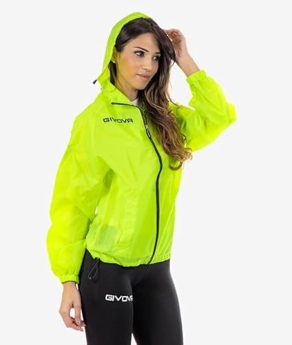 Givova, pluie basico, jaune fluo, 3XS