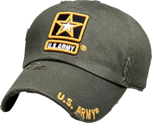 KBARMY-003 OLV US Army Officially Licensed Baseball Cap Military Vintage Adjustable Hat