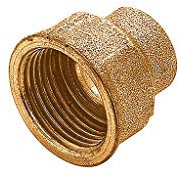 Raccordo Manicotto Dritto Bronzo 1/2 X 14 A Saldare Femmina Frabo