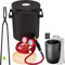 VEVOR Propan Schmelzofen 10 KG, Gas Metall Schmelzofen Propan Ton Grafit Tiegel, Edelmetall Schmiedeofen Propan-Regler 0-350 psi, Ofenboden 20 mm, Schmelzzeit 10 min, 2,54 cm Keramikfaser feuerfest