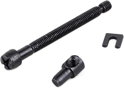 Pièce détachée d'Origine Constructeur : Vis de Tension / Tendeur réglage de chaine pour tronconneuse , compatible avec de nombreuses marques . IMPORTANT : voir modèle et dimensions sur photo.