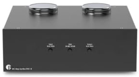 Pro-Ject MC Step Up Box DS3 B, Symmetrischer Step-up Transformator (Schwarz), SU BOX DS3 SI