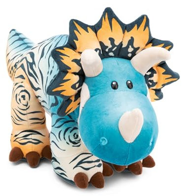 NICI Kuscheltier Dino Cerastupsy 40cm - Flauschiges Dino Kuscheltier zum Kuscheln und Liebhaben, Dino Stofftier aus recycelten Materialien – 49468