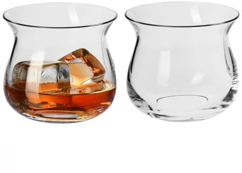Krosno Spirit Tasting Glasses, Set of 2, 7.78 Fl Oz, Mixology Collection, Gift Idea, Snifter Glasses, Dishwasher Safe, Made in Europe