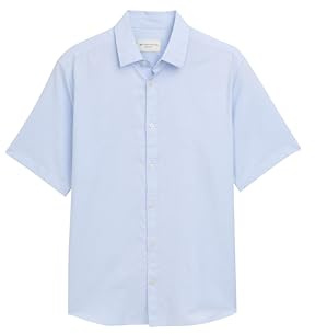 TOM TAILOR herrskjorta, 37958 – Powder Blue Chambray, M