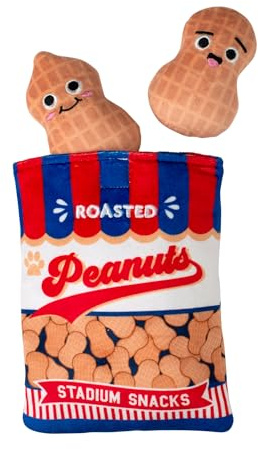 Fringe Studio Plush Dog Toy, Hide & Seek Burrow 3 Pieces Set, NUT-in BUT Fun, Pet Shop Collection (289243)