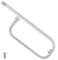 EXTRWORY Grill Burner Tube Replacement For Weber Compatible With Q100 Q120 Q1000 Q1200 BBQ Stainless Steel Part Silver 43.2 * 14.6 Cm