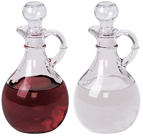 Sudbury Glass Cruet Set, 6 1/2 Inch, Set of 2