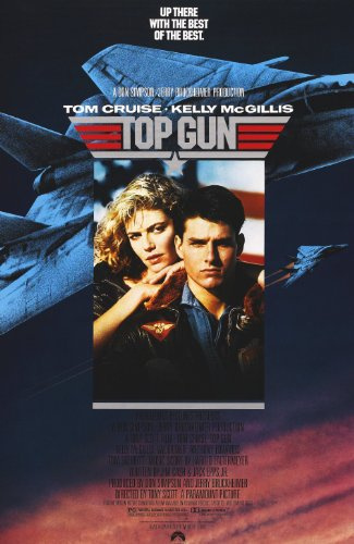 80s Classic Retro Vintage Movie Film Posters Poster Prints Wall Art Pictures (Top Gun, A4 Poster)