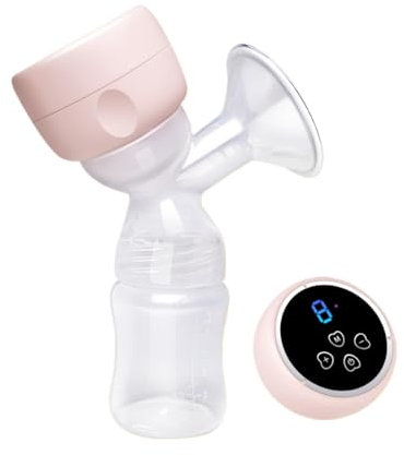 Tire-lait électrique portable - Tire-lait rechargeable à faible bruit et 9 niveaux d'aspiration | Extracteur de lait en silicone intégré avec anti-reflux, idéal pour les voyages, silencieux et porte