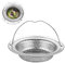 jatimdotin Filtro Fregadero Cocina, Filtro de Fregadero de Acero Inoxidable con Asa, Colador de Drenaje, Coladores de Desagüe de Fregadero para Baño, Bañera, Ccocina (11 x 8 x 2 cm)