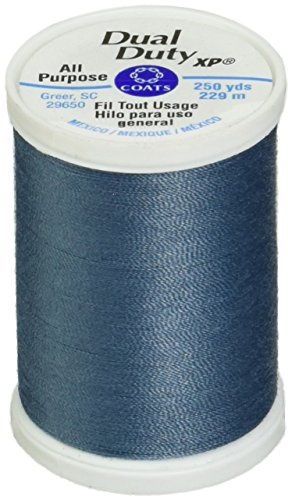 Coats Thread & Zippers Dual Duty XP General Purpose Thread, 250-Yard, Miniature Blue