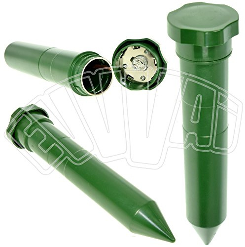 Répulsif à ultrasons pour taupes, rongeurs et souris, fonctionne avec des piles