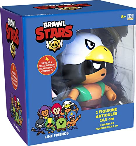 Lansay - BRAWL STARS - 1 Figurine Articulée 16,5 Cm - Bo - Personnages du Célèbre Jeu Vidéo Brawl Stars - Figurine à Collectionner - 4 Modèles au Choix - Dès 8 ans