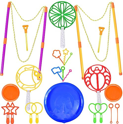 Seifenblasen Set für Kinder 24 Stück Seifenblasenstab Set, Seifenblasen Blase Zauberstab Einstellen Seifenblasen für Bubble Maker Spiele, Seifenblasenstäbe Seifenblasen Set für Indoor und Outdoor