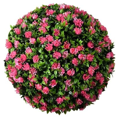 Paesaggistica Erba Palla Pianta Artificiale Topiaria Palla Finto Bosso Palle Decorative Appese Piante Finte Palle Resistente Ai Raggi UV Fiori Finti Sfere Da Giardino For Cortile Balcone ( Size : 45cm