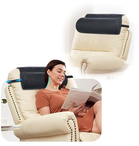 NEPPT Recliner Pillows for Headrest Recliner Chair Head Pillow Neck Support Head Rest for Office Chair Couch Neck Reclining Pillow Leather Recliner Cushions Adjustable Head and Neck Pillow