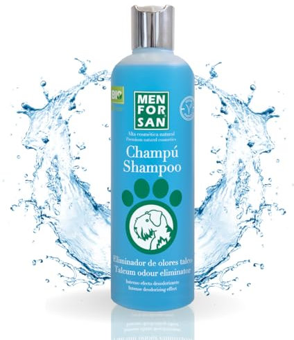 Shampoing pour animaux de compagnie Menforsan Chien Eliminateur d'odeurs (300 ml)