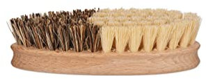 Vegetable Brush by Garden Trading | Crafted in Beech & Tampico | H4.5 X W14 X D5.3cm