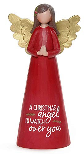 Blossom Bucket 218-12922 - Angelo natalizio con ali dorate