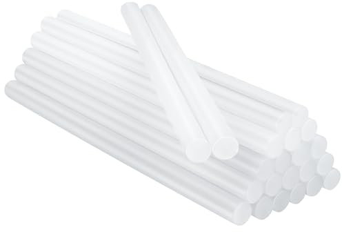 Flintronic Hot Glue Sticks for Hot Glue Gun, 22PCS Clear Hot Melt Glue Gun Sticks, Refill Pack Glue Sticks for Standard-Sized hot-melt Glue Gun for DIY Art, Holiday Decorationn(11 x 200mm)