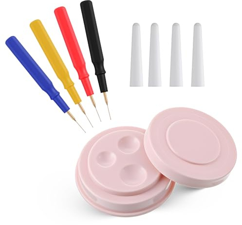 Gtziqa Watch Repair Kit, Watch Repair Tools with 4 Different Size Oiler Pen Needle and 1 Oil Cup for Watches Clocks Repair
