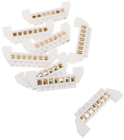 OSALADI 8 Pezzi Barra Collettrice Elettrica Terminale Vite Per Uso Veicolare Connessione Rapida e Semplice Adatta Circuiti Complessi e Sistemi Elettrici Residenziali e Industriali