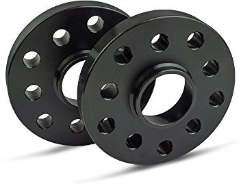 SCC Spurverbreiterung 12106W - schwarz eloxiert - LK: 98/4+2 NLB: 58,1 - 20mm - 2 Stück