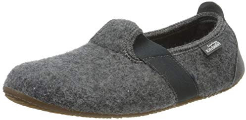 Living Kitzbühel T-modell Uni, Jungen Ungefüttert Niedrig Hausschuhe, Grau (610 grau), 37 EU