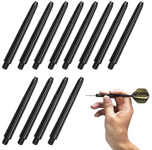 XAVSWRDE 100 Pz Freccette Punta in Plastica Freccette Alberi Aste 48 * 5mm Steli per Freccette Aste per Freccette in Nylon per Ogni Dardo a Campana