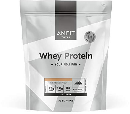 Amfit Whey Protein 1kg - Salted Caramel Flavour