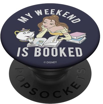 Disney Beauty & The Beast Belle My Weekend Is Booked PopSockets PopGrip Interchangeable