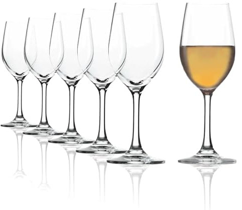 Stölzle Lausitz Süßweingläser Classic 6er-Set 180 ml – Elegante Weingläser aus Kristallglas ideal für süße Rot- und Weißweine, Portwein & Sherry – Spülmaschinenfester Süßweinkelch, made in Germany